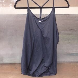 Nike dry fit work out travel vacay tank top rodeo spa spa running fitness